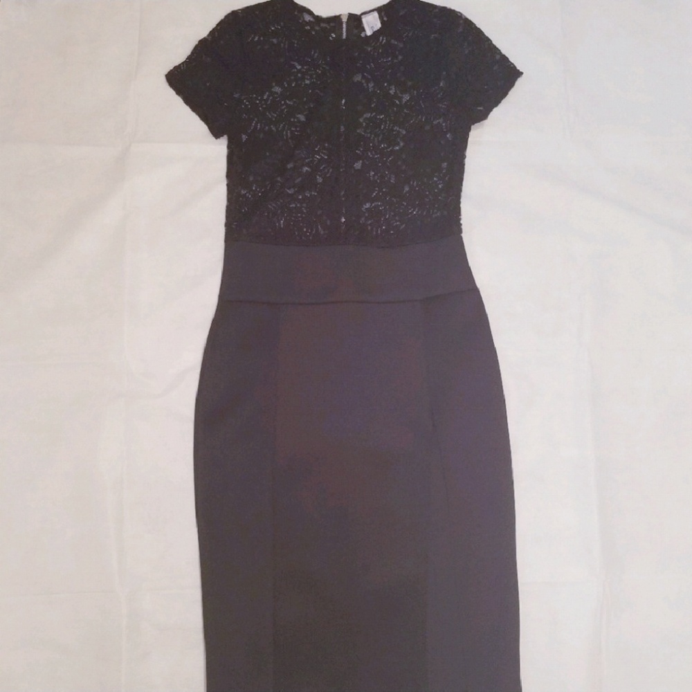 Sexy Black Midi Dress